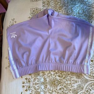 adidas light purple shorts
